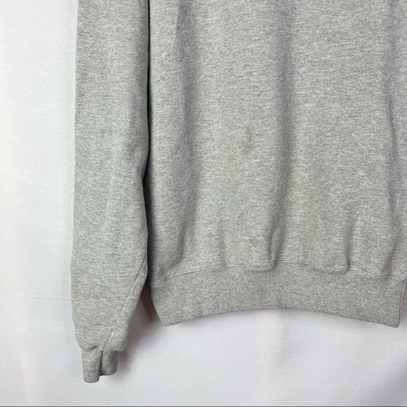 Champion Gray Eco Y2K Crew Neck Pullover Sweatshirt M - Picture 5 of 5